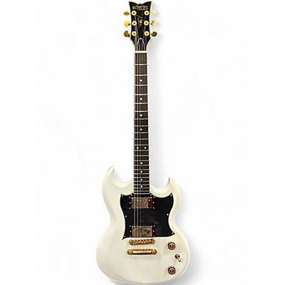 Used Schecter Guitar Research Zacky Vengeance H6llyw66d Classic White Solid Body Electric Guitar