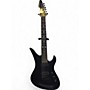 Used Schecter Guitar Research a-7 diamond series Black Solid Body Electric Guitar Black
