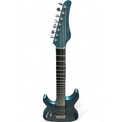 Used Schecter Guitar Research aaron marshall am7 cobalt slate Electric Guitar