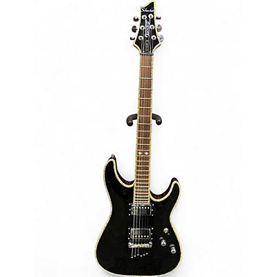 Used Schecter Guitar Research c-1 elite diamond series Black  Solid Body Electric Guitar