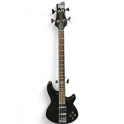 Used Schecter Guitar Research c-4 sgr Black Electric Bass Guitar