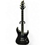 Used Schecter Guitar Research c1 elite Black Solid Body Electric Guitar Black