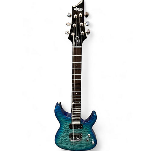 Schecter Guitar Research Used Schecter Guitar Research c6 plus blueburst Solid Body Electric Guitar blueburst