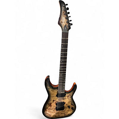 Used Schecter Guitar Research cr-6 Charcoal Solid Body Electric Guitar