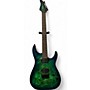 Used Schecter Guitar Research cr6 aqua burst Solid Body Electric Guitar aqua burst