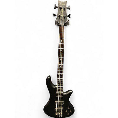 Used Schecter Guitar Research custom 4 Black Electric Bass Guitar