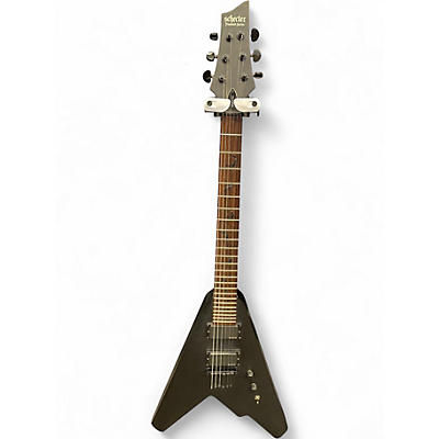 Used Schecter Guitar Research damien b2 Black Solid Body Electric Guitar