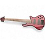 Used Schecter Guitar Research diamond Trans Red Electric Bass Guitar Trans Red