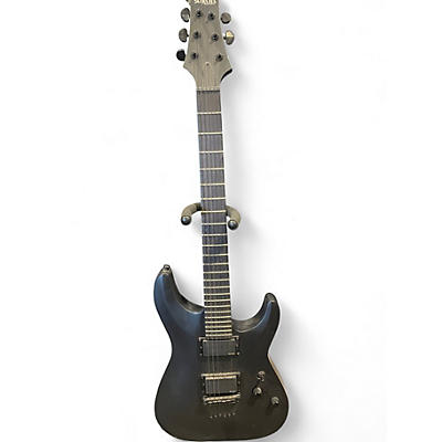 Used Schecter Guitar Research diamond c1 Black Solid Body Electric Guitar