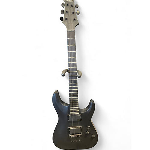 Used Schecter Guitar Research diamond c1 Black Solid Body Electric Guitar Black
