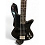 Used Schecter Guitar Research diamond deluxe 4 Black Electric Bass Guitar Black