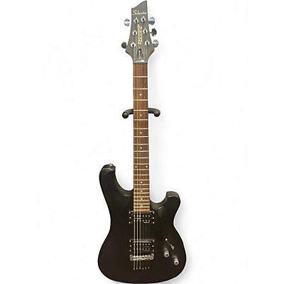 Used Schecter Guitar Research diamond series 006 deluxe Black Solid Body Electric Guitar