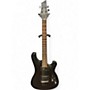 Used Schecter Guitar Research diamond series 006 deluxe Black Solid Body Electric Guitar Black