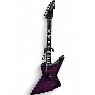 Used Schecter Guitar Research diamond series e1 frs purple burst Solid Body Electric Guitar