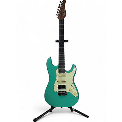 Schecter Guitar Research Used Schecter Guitar Research diamond series nick johnston automic green Solid Body Electric Guitar