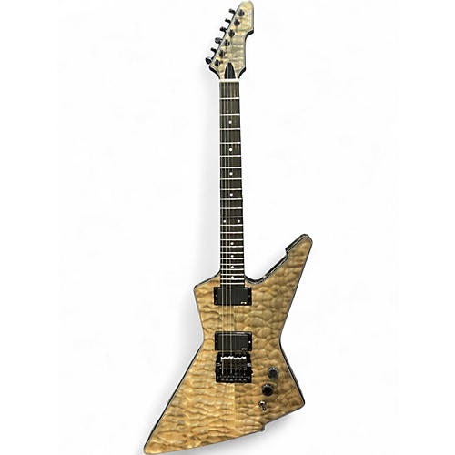 Used Schecter Guitar Research e1 snow leopard Solid Body Electric Guitar snow leopard