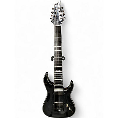 Used Schecter Guitar Research hellraiser c8 hybrid black burst Solid Body Electric Guitar