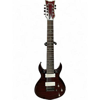 Used Schecter Guitar Research hellraiser devil 8 red  Solid Body Electric Guitar