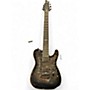 Used Schecter Guitar Research hellraiser hybrid PT7 trans black Solid Body Electric Guitar trans black