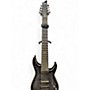 Used Schecter Guitar Research hellraiser hybrid c-8 black burst Solid Body Electric Guitar black burst