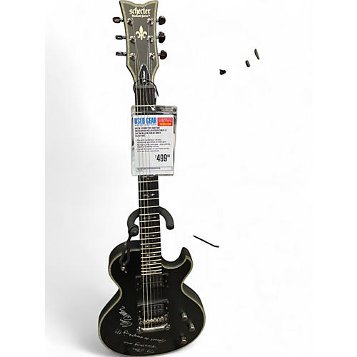 Schecter Guitar Research Used Schecter Guitar Research hellraiser solo II Satin Black Solid Body Electric Guitar Satin Black