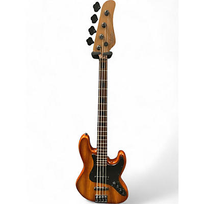 Schecter Guitar Research Used Schecter Guitar Research j-4 Exotic  koa Electric Bass Guitar