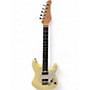 Used Schecter Guitar Research jack fowler traditional HT Antique Ivory Solid Body Electric Guitar Antique Ivory