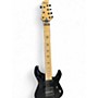 Used Schecter Guitar Research jl-7fr BLACK Solid Body Electric Guitar BLACK