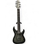 Used Schecter Guitar Research km-7 Trans Charcoal Solid Body Electric Guitar Trans Charcoal
