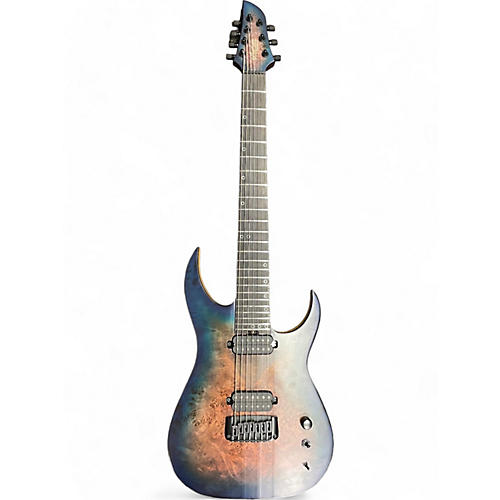 Schecter Guitar Research Used Schecter Guitar Research km-7 mkiii Blue Burst Solid Body Electric Guitar Blue Burst