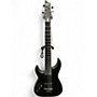 Used Schecter Guitar Research km7 Black Solid Body Electric Guitar Black