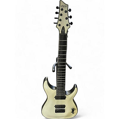 Schecter Guitar Research Used Schecter Guitar Research km7 Trans White Solid Body Electric Guitar