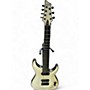 Used Schecter Guitar Research Used Schecter Guitar Research km7 Trans White Solid Body Electric Guitar Trans White