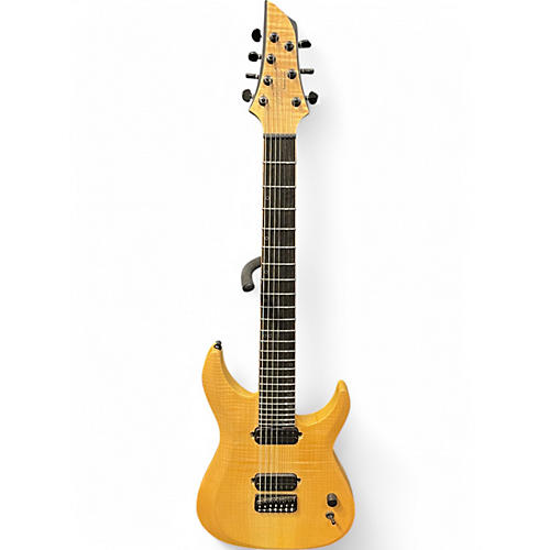 Used Schecter Guitar Research km7 mkii Natural Solid Body Electric Guitar Natural