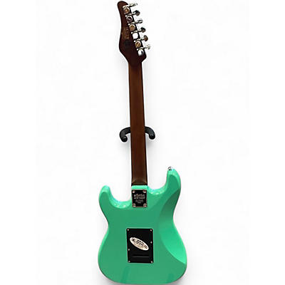 Used Schecter Guitar Research nick johnston TRAD ATOMIC GREEN Solid Body Electric Guitar
