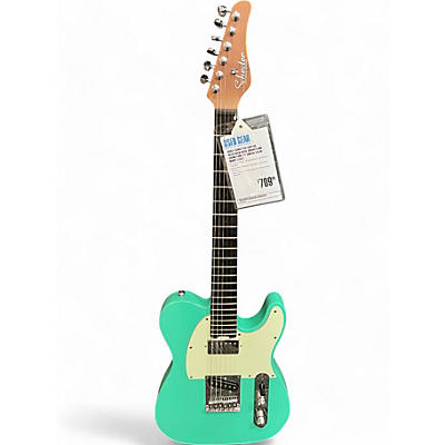 Schecter Guitar Research Used Schecter Guitar Research nick johnstson signature PT Green Solid Body Electric Guitar