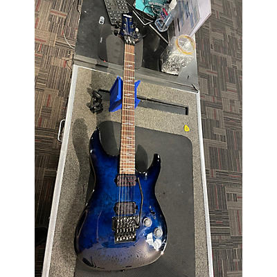 Used Schecter Guitar Research omen elite 6 blue burst Solid Body Electric Guitar
