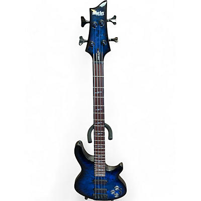 Schecter Guitar Research Used Schecter Guitar Research omen elite Blue Burst Electric Bass Guitar