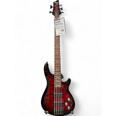 Schecter Guitar Research Used Schecter Guitar Research omen elite black cherry burst Electric Bass Guitar