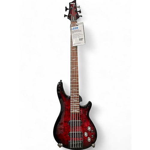 Schecter Guitar Research Used Schecter Guitar Research omen elite black cherry burst Electric Bass Guitar black cherry burst