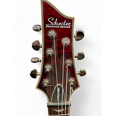 Schecter Guitar Research Used Schecter Guitar Research omen extreme 7 Black Cherry Solid Body Electric Guitar