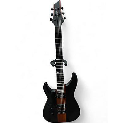 Used Schecter Guitar Research rob scallon 2 tone black Solid Body Electric Guitar