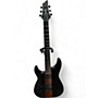 Used Schecter Guitar Research rob scallon 2 tone black Solid Body Electric Guitar 2 tone black