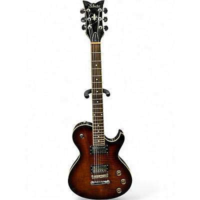 Used Schecter Guitar Research solo 6 standard Sunburst Solid Body Electric Guitar