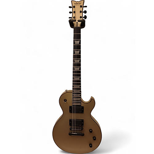 Used Schecter Guitar Research solo II Platinum Satin Silver Solid Body Electric Guitar Satin Silver