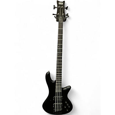 Used Schecter Guitar Research stage 4 Black Electric Bass Guitar