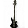 Used Schecter Guitar Research stage 4 Black Electric Bass Guitar Black