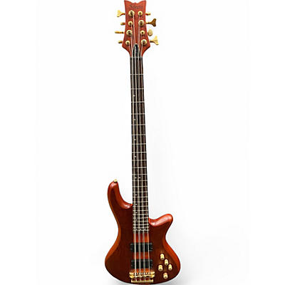 Used Schecter Guitar Research studio 8 Natural Electric Bass Guitar
