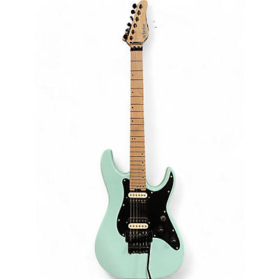 Used Schecter Guitar Research sun valley shredder Sea Foam Green Solid Body Electric Guitar