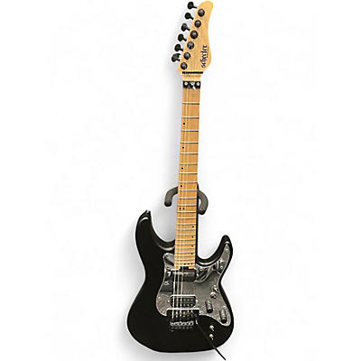 Used Schecter Guitar Research sun valley super shredder Black Solid Body Electric Guitar